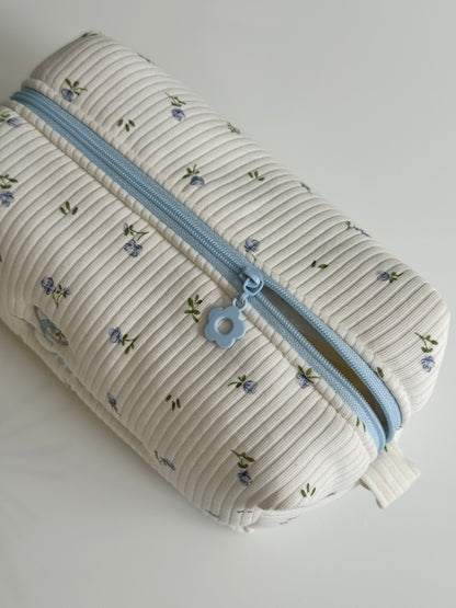Makeup Pouch - Bluebell - Custom Name