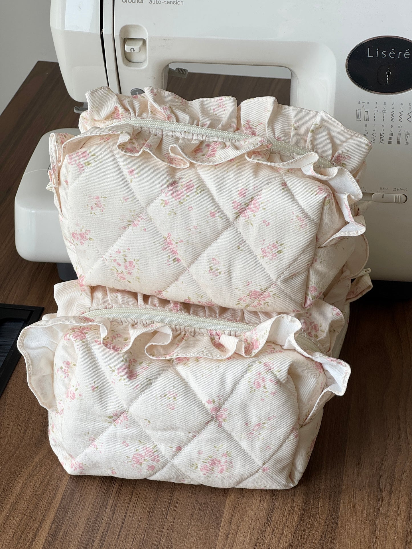 Makeup Pouch - Vanilla Rose