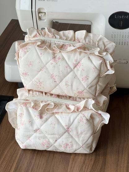 Makeup Pouch - Vanilla Rose