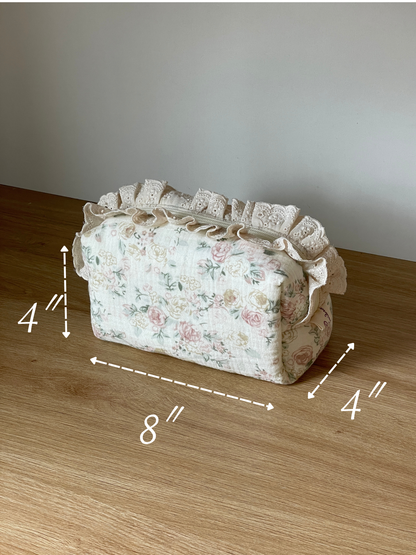 Makeup Pouch - Vintage Rose