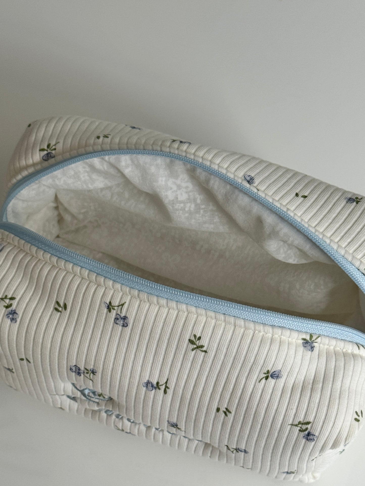 Makeup Pouch - Bluebell - Custom Name