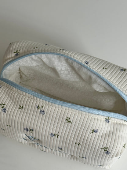 Makeup Pouch - Bluebell - Custom Name