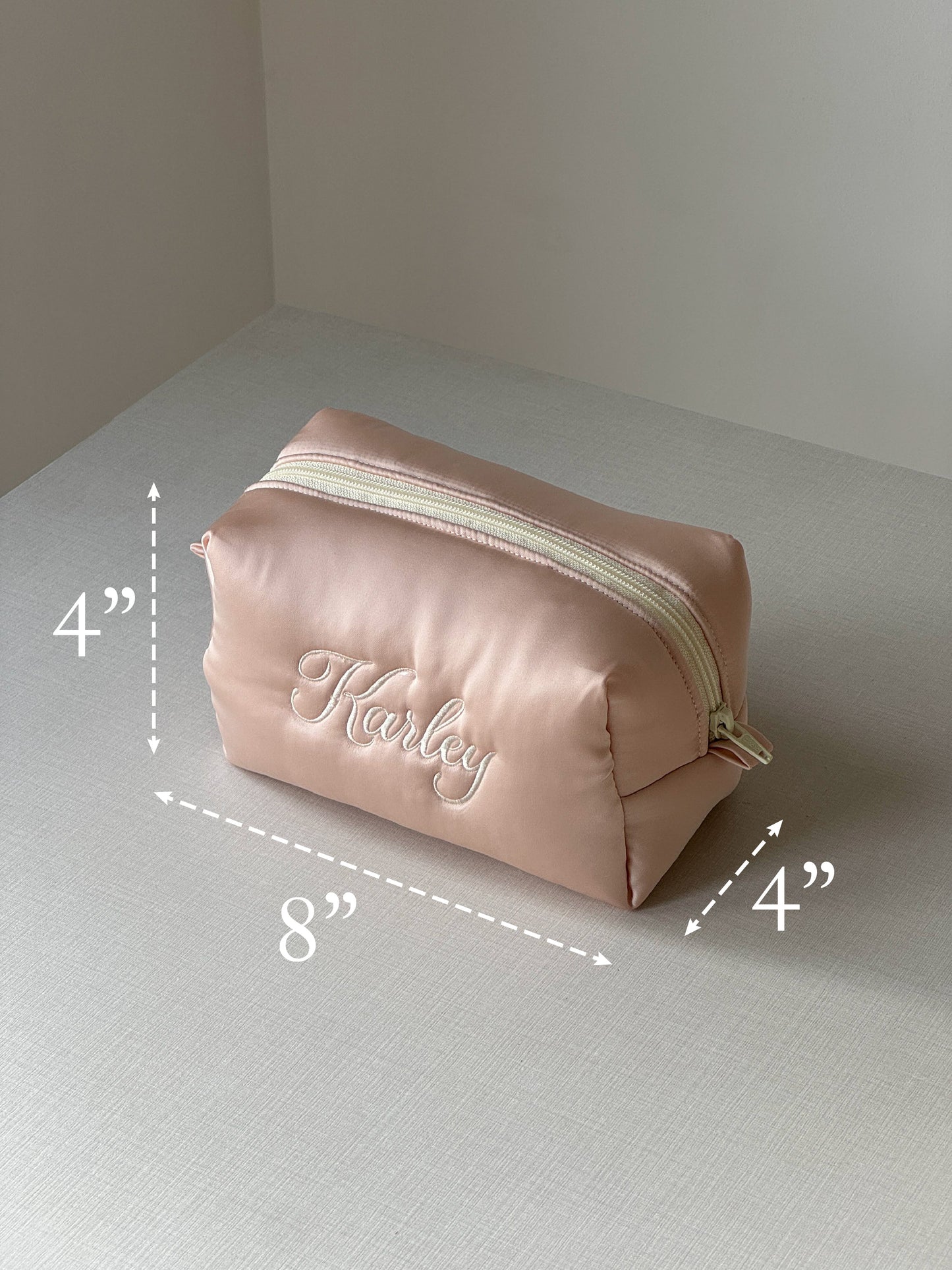 Makeup Pouch - Silk Dream - Custom Name