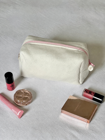 Makeup Pouch - Blush Hearts