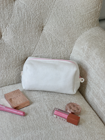 Makeup Pouch - Blush Hearts