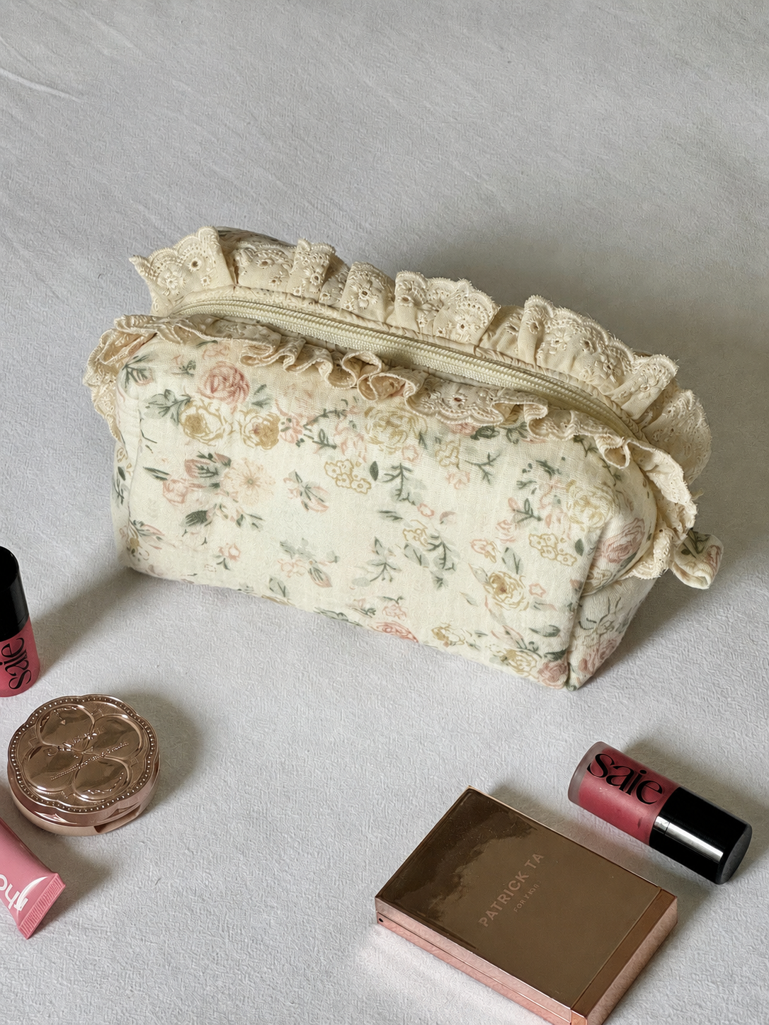 Makeup Pouch - Vintage Rose