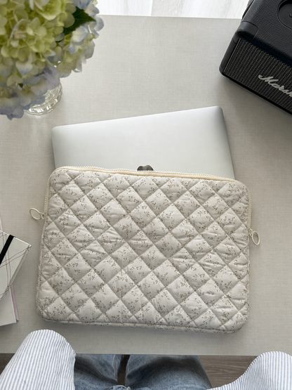Laptop Sleeve - Ivory Blossom