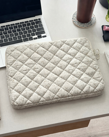 Laptop Sleeve - Ivory Blossom