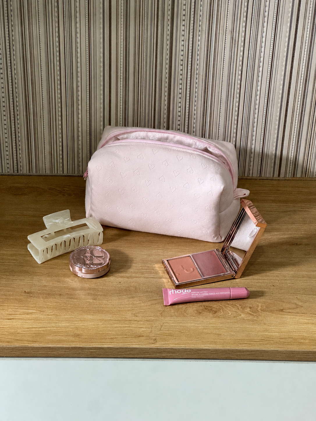 Makeup Pouch - Soft Heart