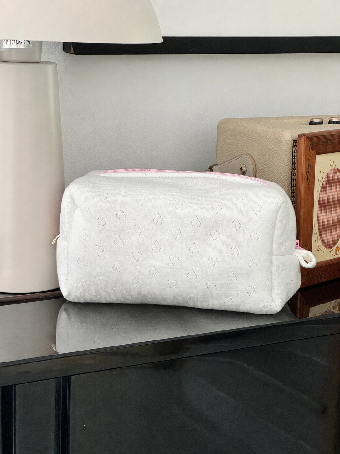 Makeup Pouch - Blush Hearts