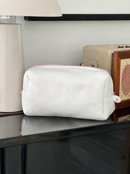 Makeup Pouch - Blush Hearts