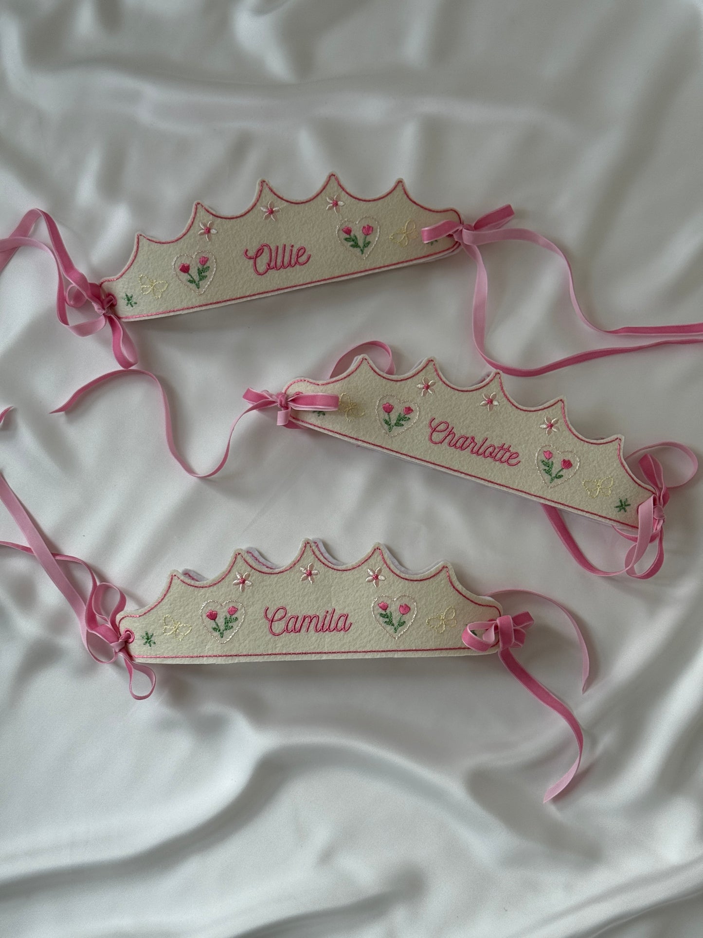 Embroidered Crown - Spring