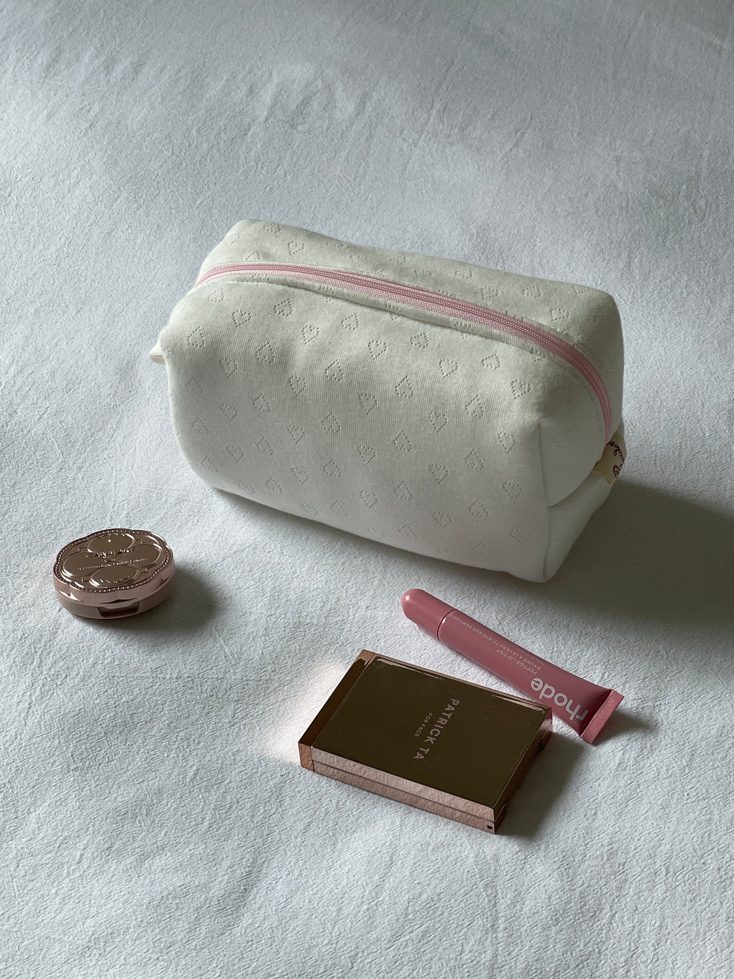 Makeup Pouch - Blush Hearts