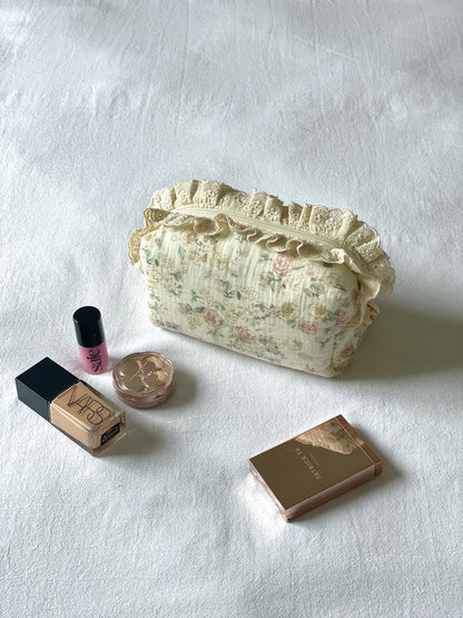 Makeup Pouch - Vintage Rose