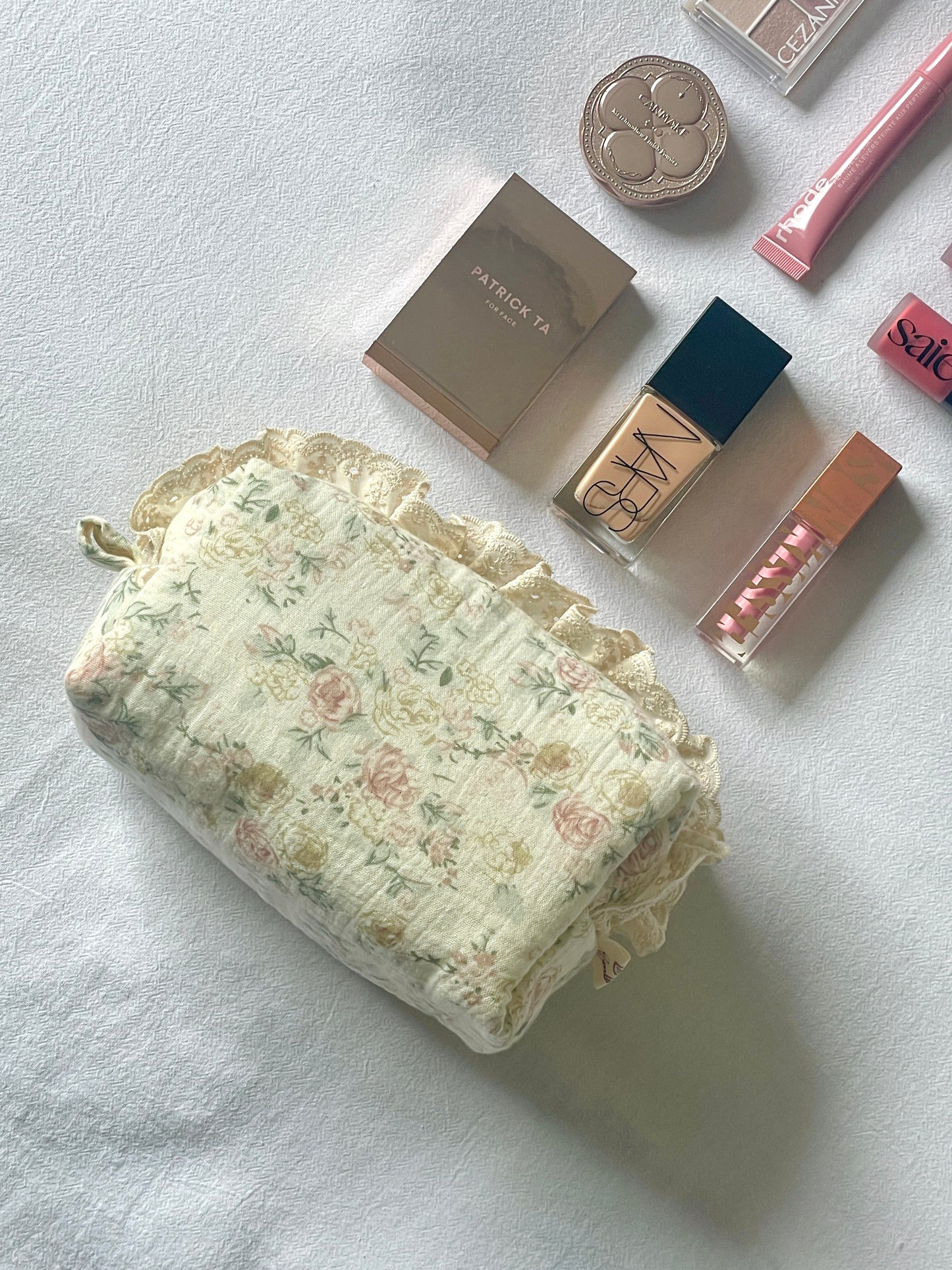 Makeup Pouch - Vintage Rose