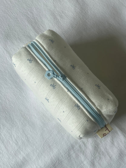 Makeup Pouch - Blue Ribbon