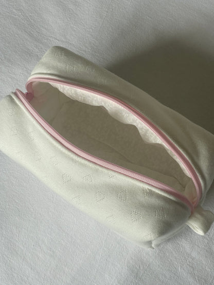 Makeup Pouch - Blush Hearts