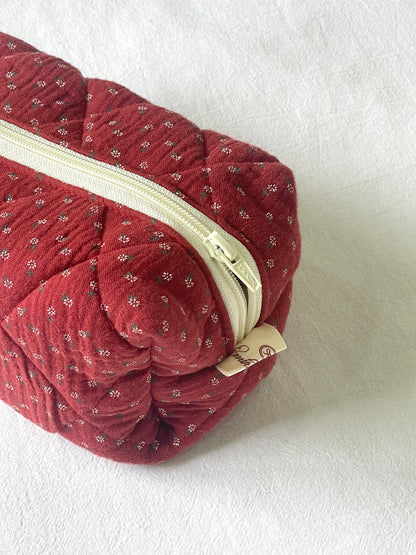 Makeup Pouch - Red Clover