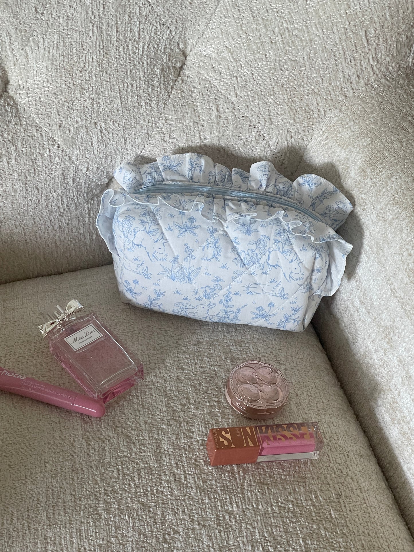 Makeup Pouch - Woodland Toile