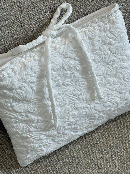 Book Sleeve - White Garden