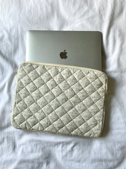 Laptop Sleeve - Ivory Blossom