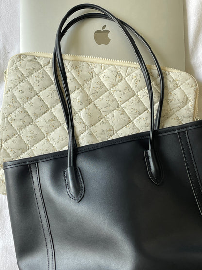 Laptop Sleeve - Ivory Blossom