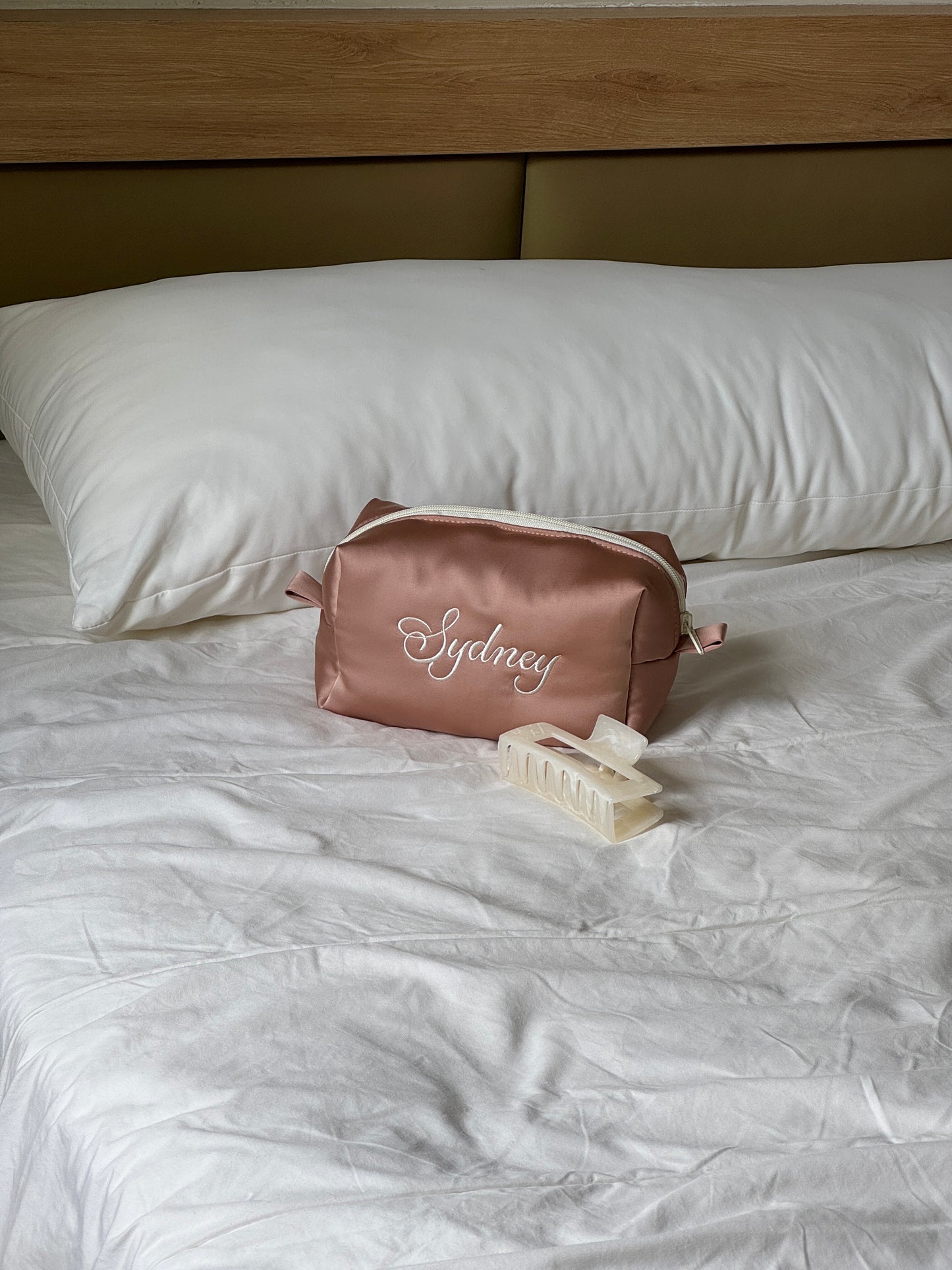 Makeup Pouch - Silk Dream - Custom Name