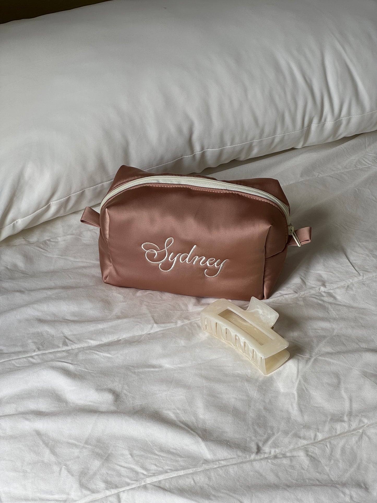 Makeup Pouch - Silk Dream - Custom Name