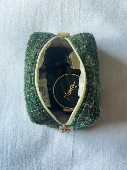 Makeup Pouch - Evergreen - Custom Name