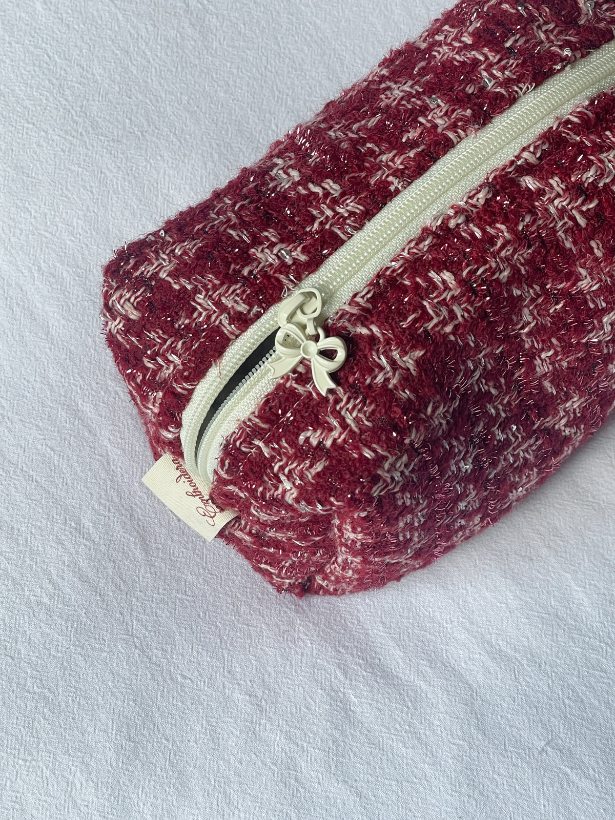 Makeup Pouch - Ruby Tweed - Custom Name