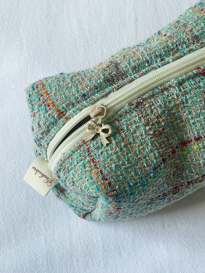 Makeup Pouch - Sea Glass - Custom Name