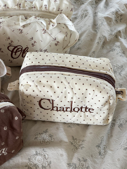 Makeup Pouch - Polka