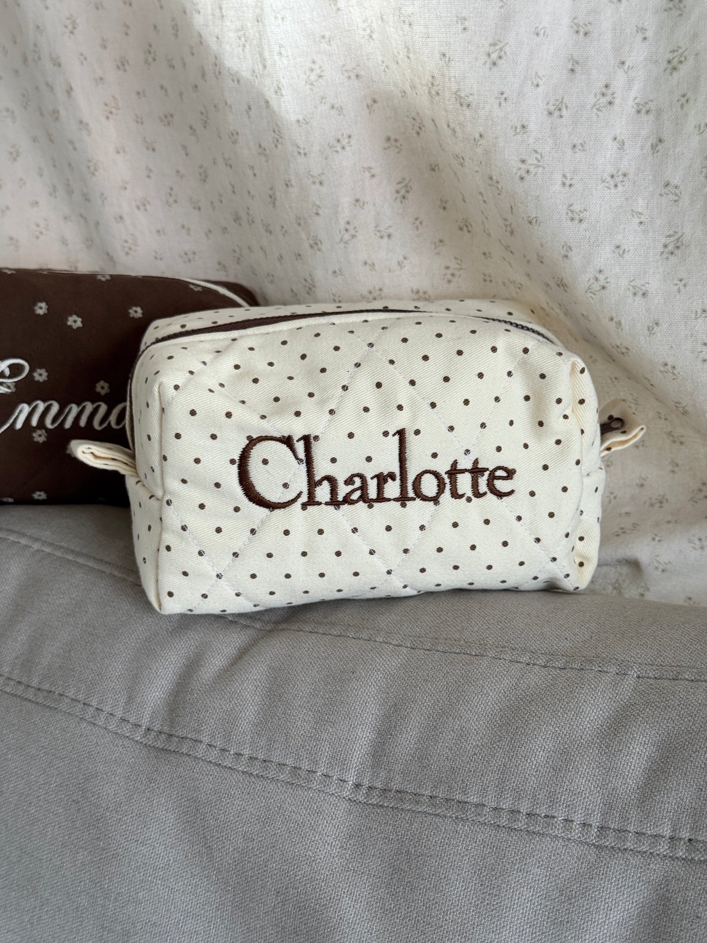 Makeup Pouch - Polka