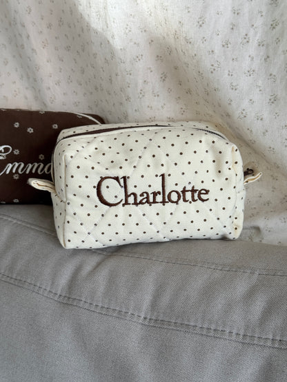 Makeup Pouch - Polka