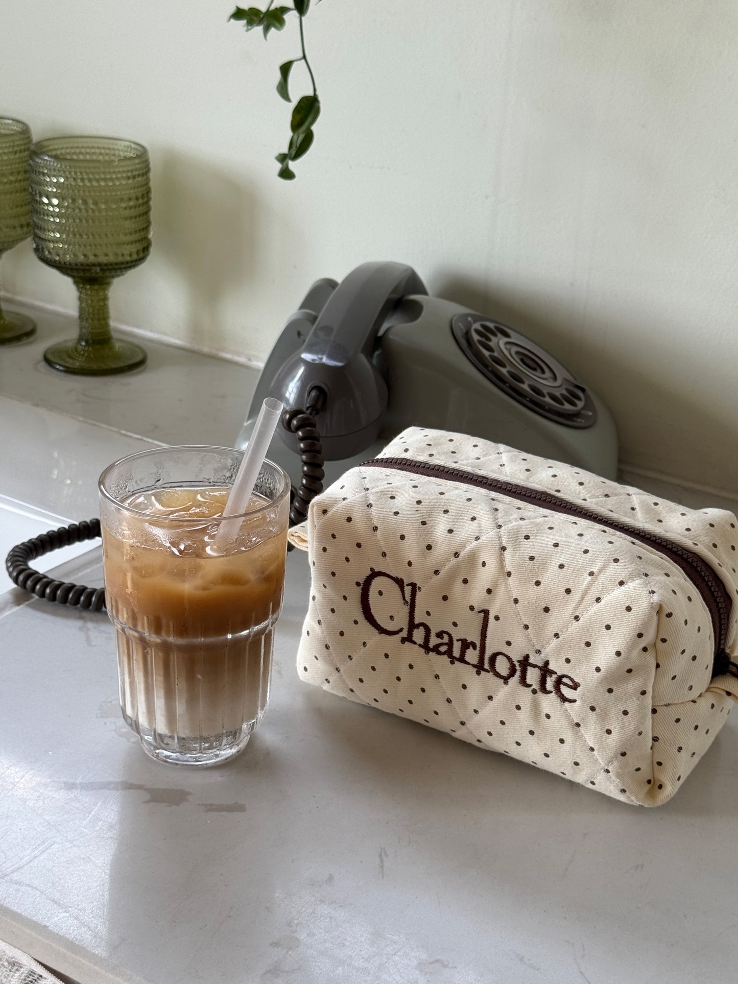 Makeup Pouch - Polka