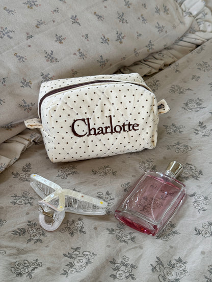 Makeup Pouch - Polka