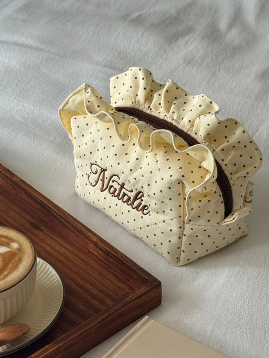 Makeup Pouch - Polka 2