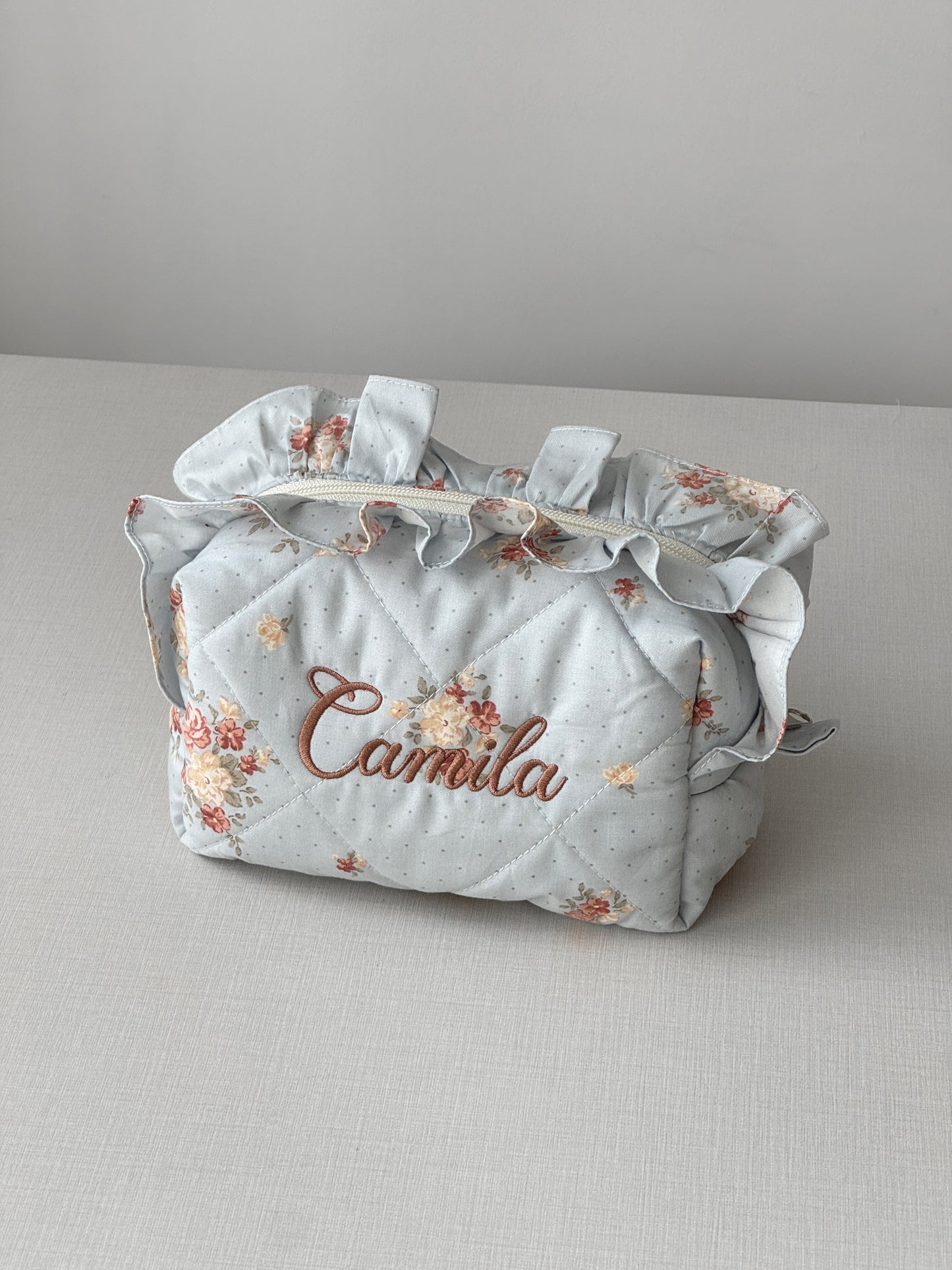 Makeup Pouch - Blue Hour - Custom Name