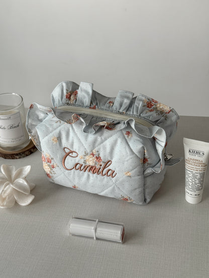 Makeup Pouch - Blue Hour - Custom Name