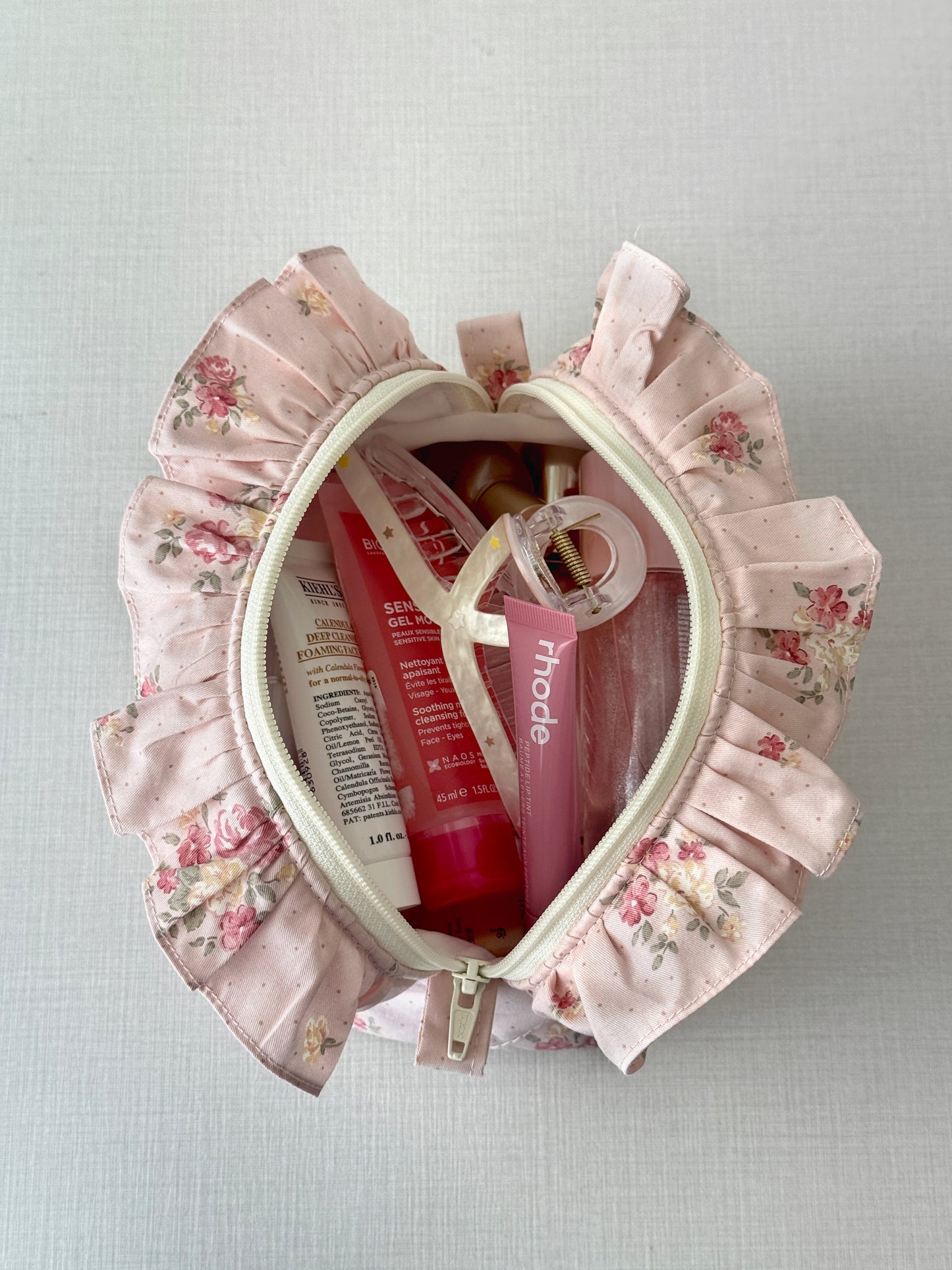 Makeup Pouch - Rosy - Custom Name