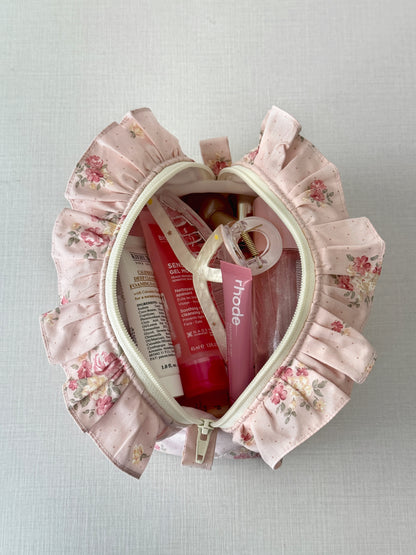 Makeup Pouch - Rosy - Custom Name