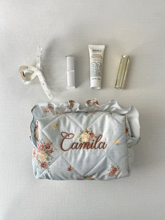 Makeup Pouch - Blue Hour - Custom Name