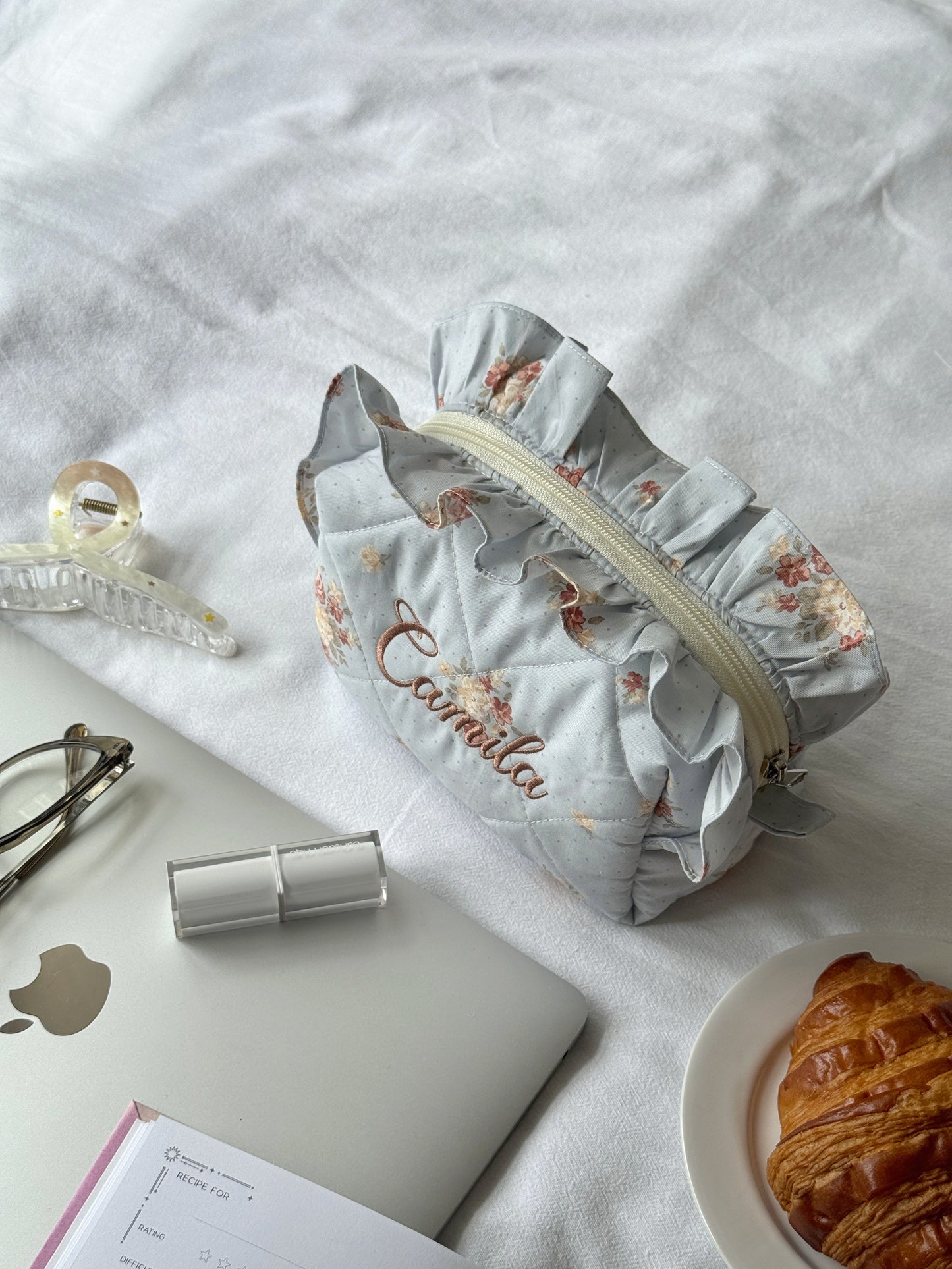 Makeup Pouch - Blue Hour - Custom Name