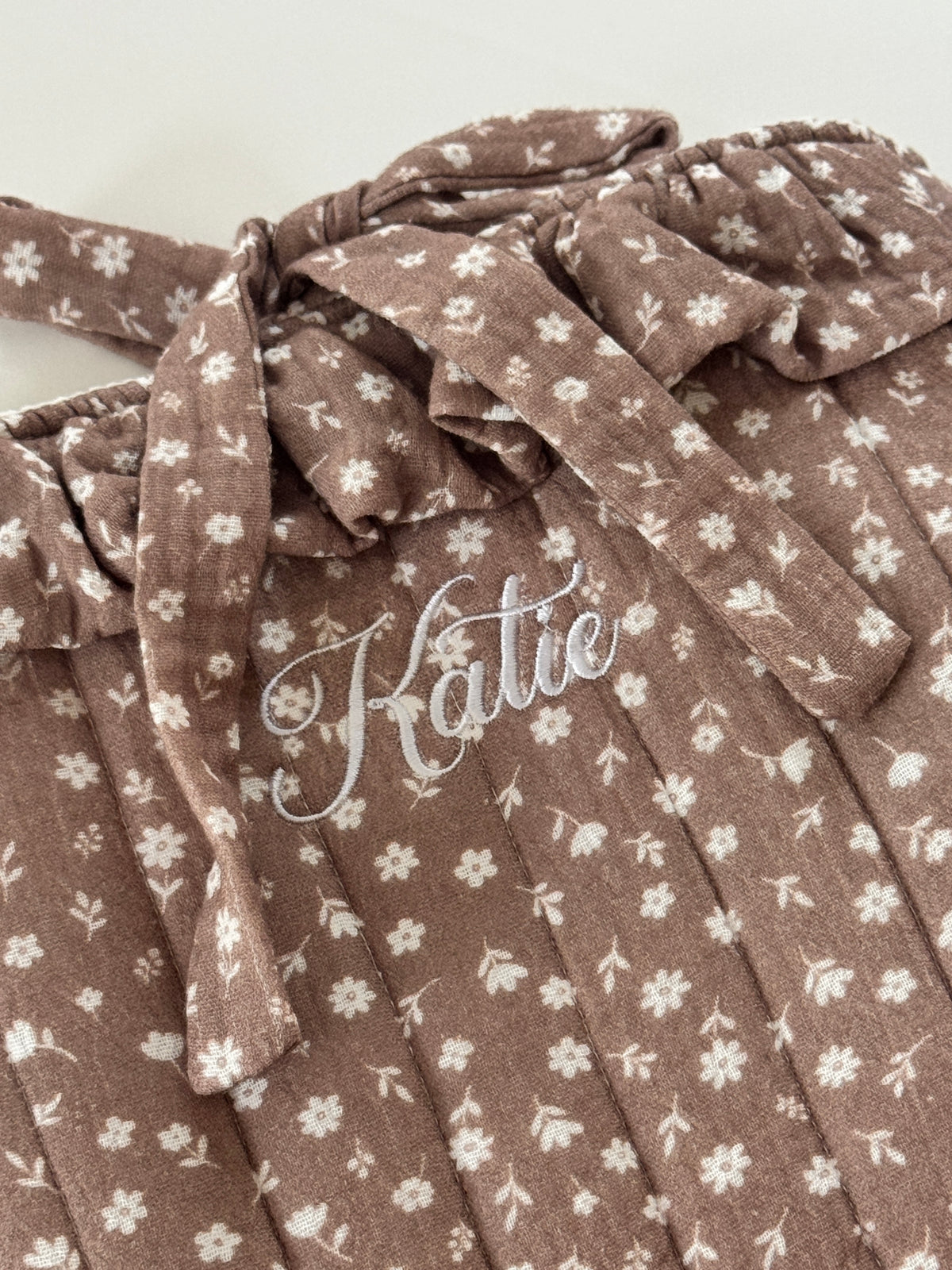 Book Sleeve - Vintage Floral - Custom Name