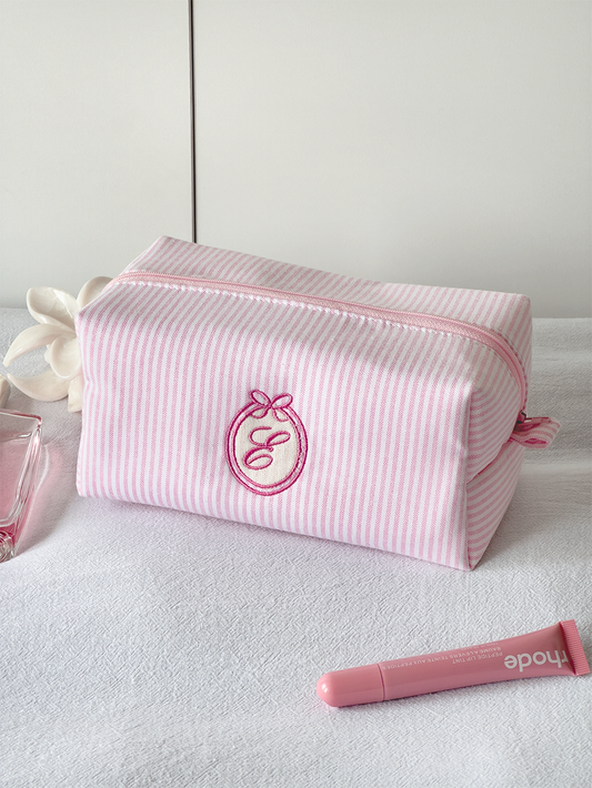 Makeup Pouch - Candy Stripe