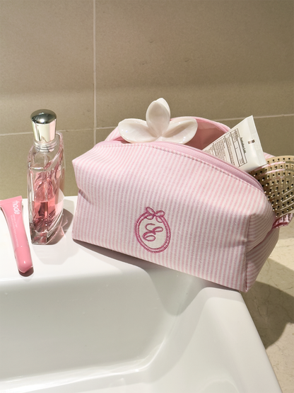 Makeup Pouch - Candy Stripe