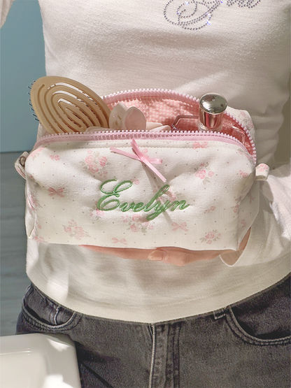 Makeup Pouch - Rosebud