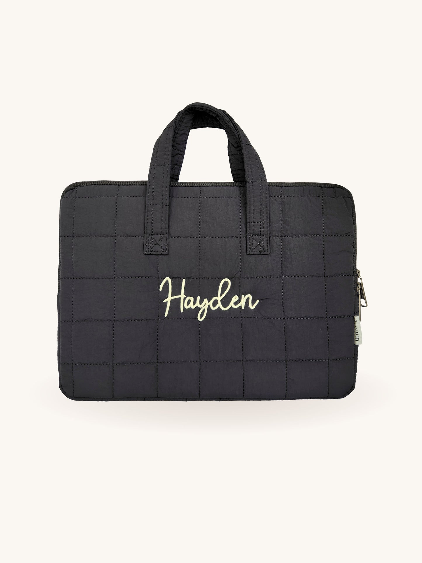 Laptop Sleeve - Modern Black - Custome Name