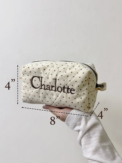 Makeup Pouch - Polka